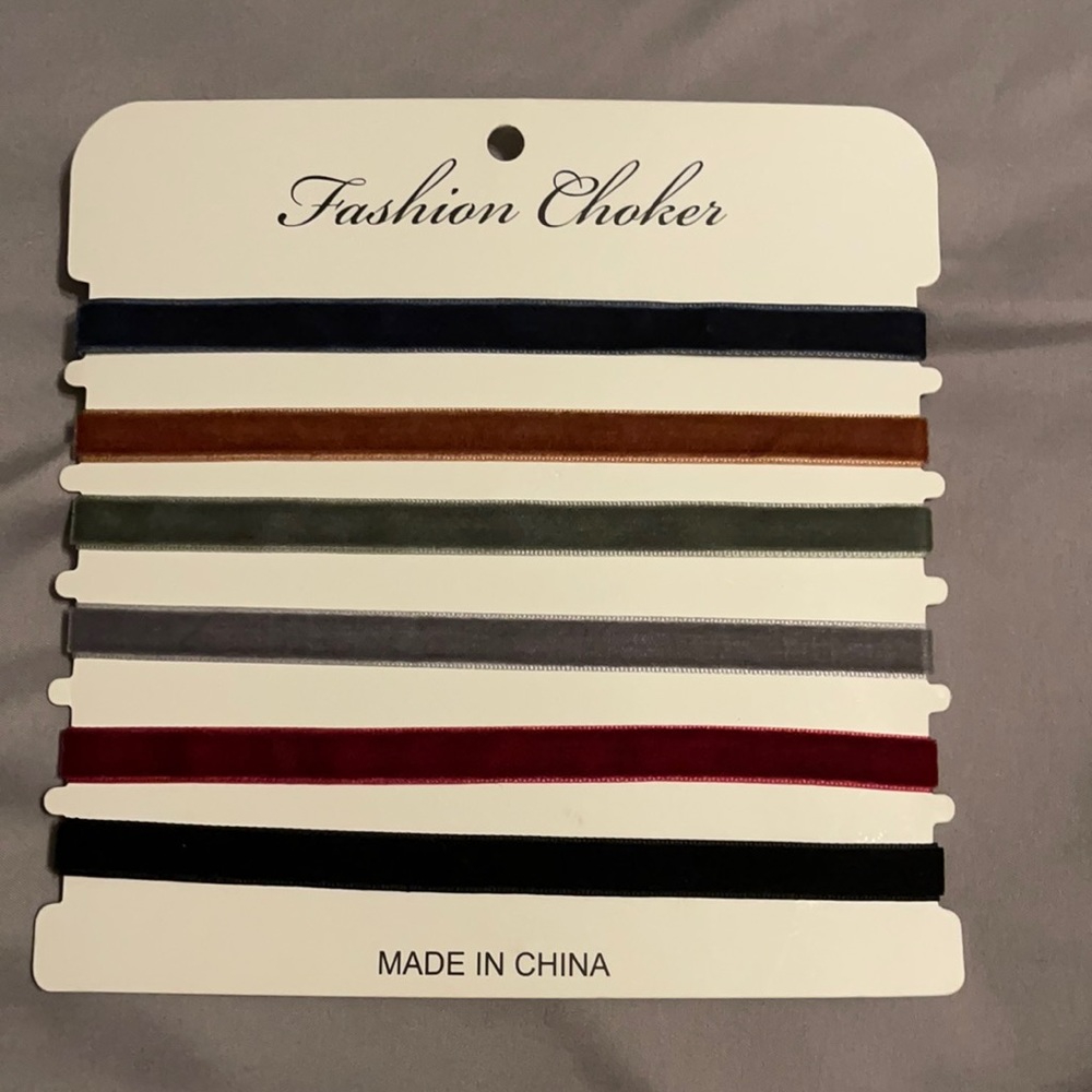 Velvet fashion Choker variety set